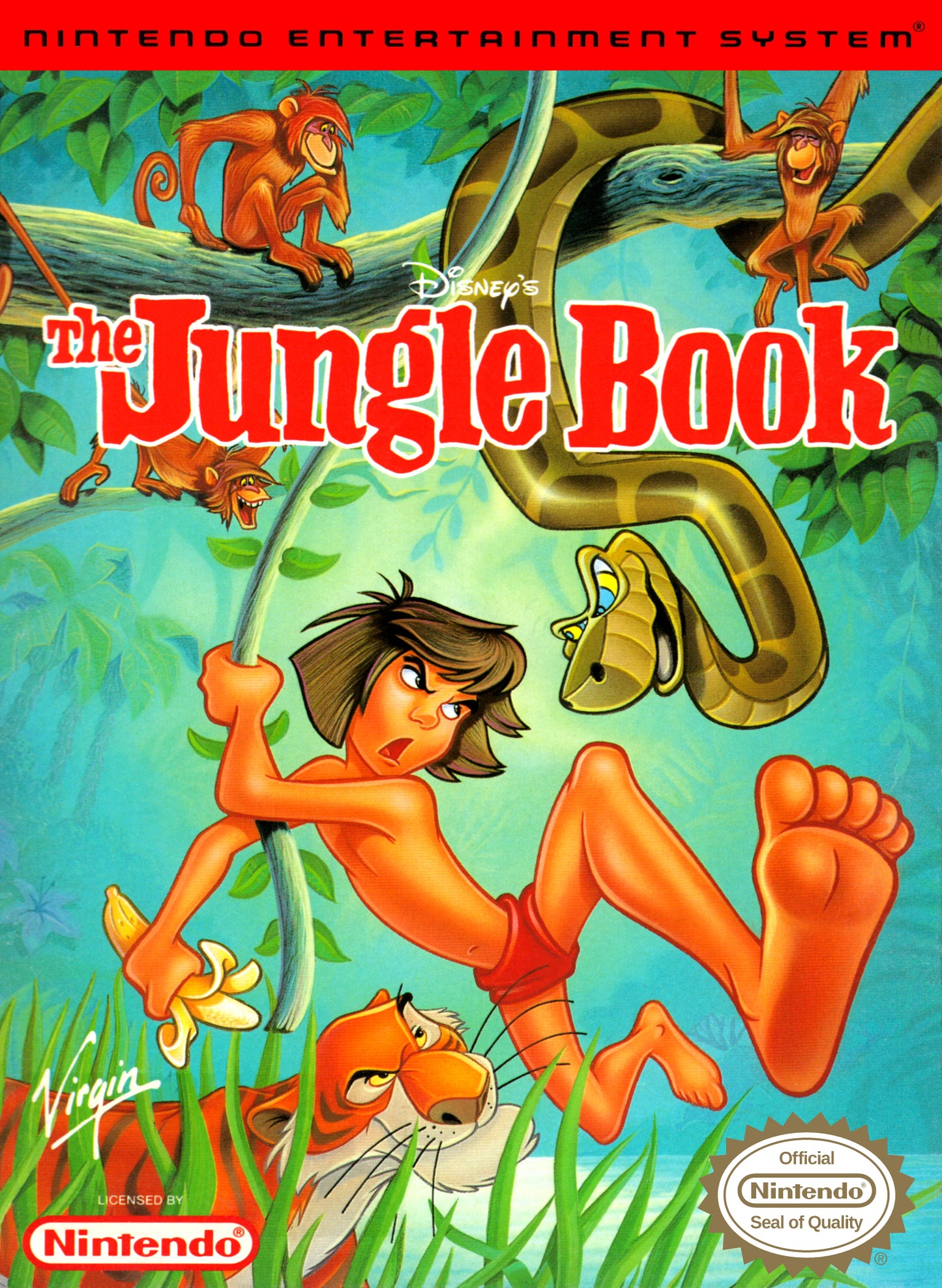 JUNGLE BOOK - NES (W/BOX & MANUAL)