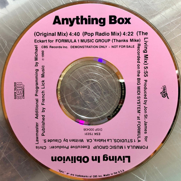 ANYTHING BOX - LIVING IN OBLIVION