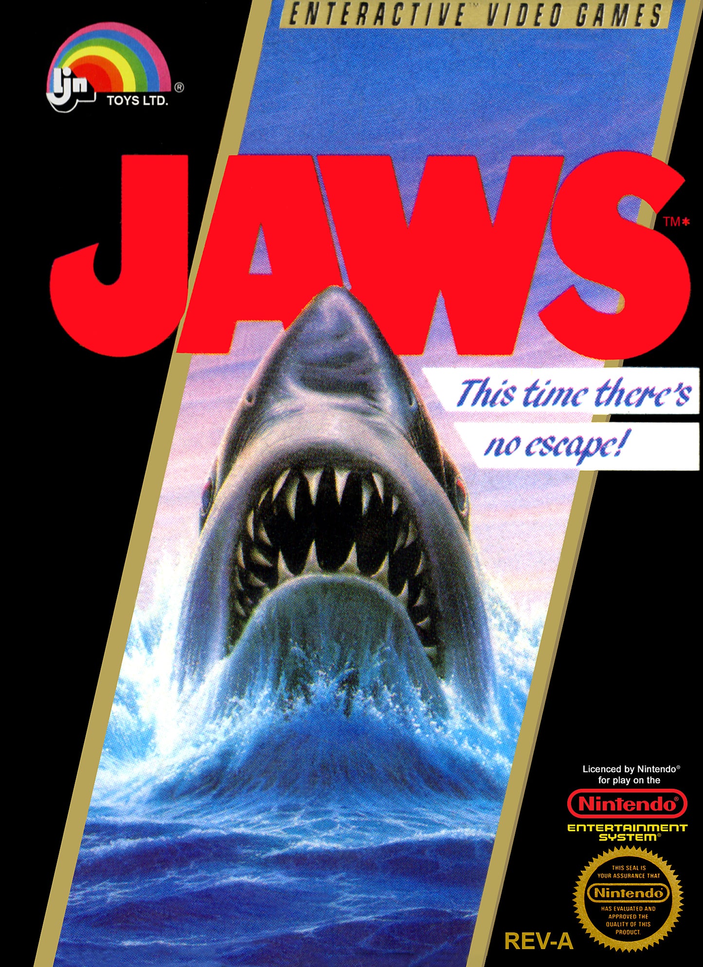 JAWS - NES (W/BOX & MANUAL)