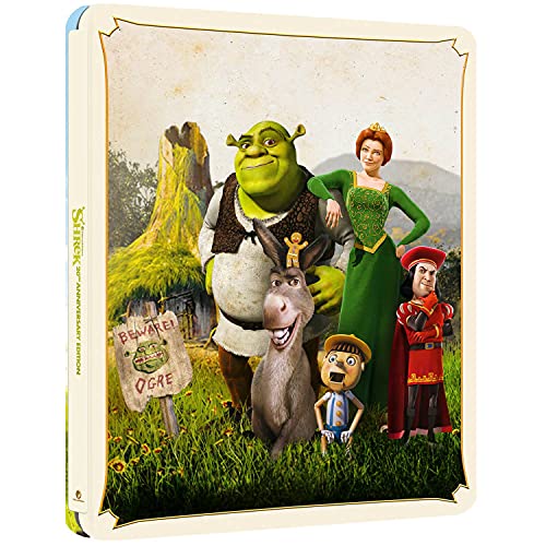 SHREK - BLU-4K-STEELBOOK-20TH ANNIVERSARY-ZAVVI