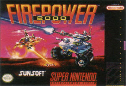 FIREPOWER 2000 - SNES (W/BOX & MANUAL)