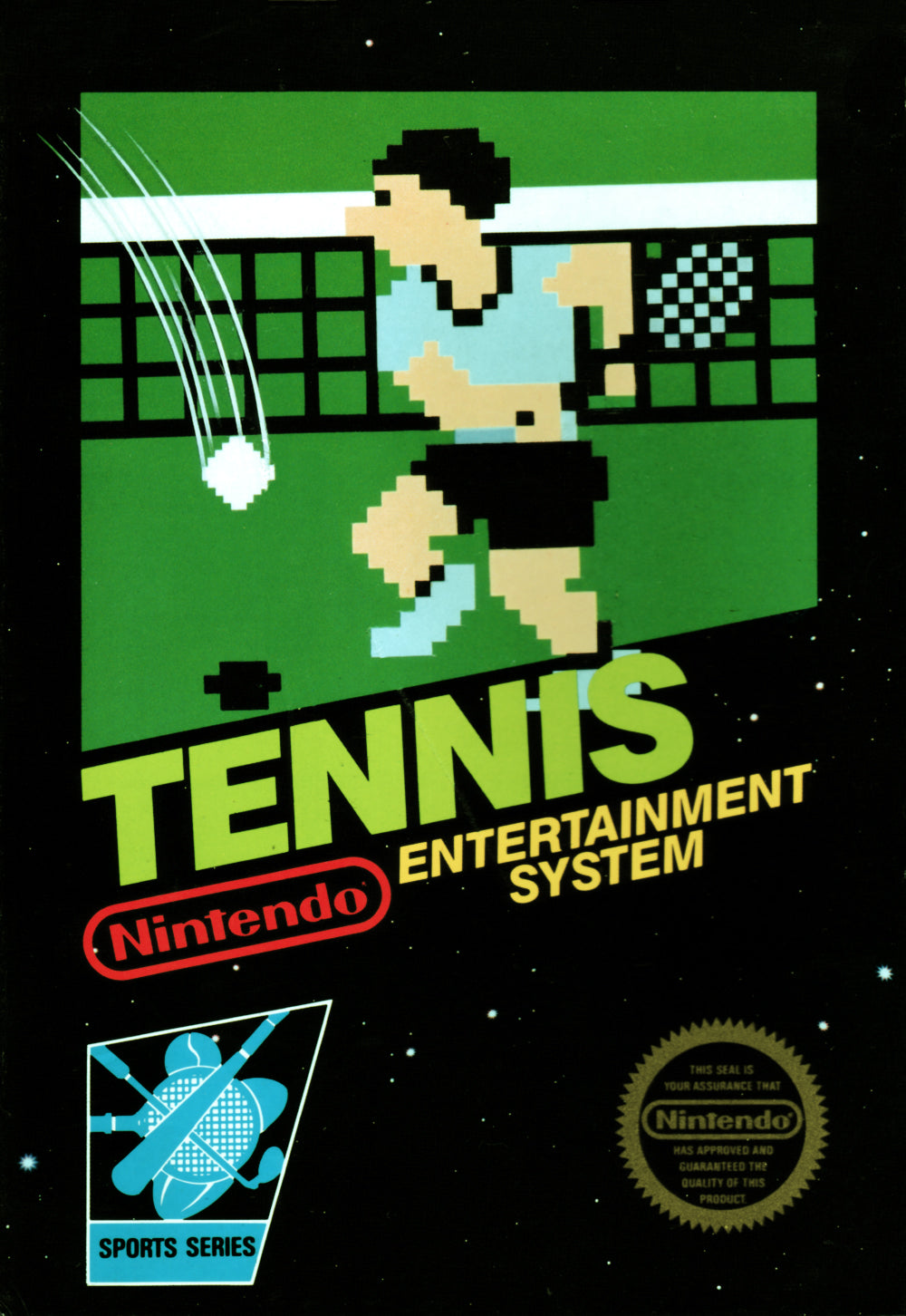 TOP PLAYERS TENNIS - NES (W/BOX & MANUAL)