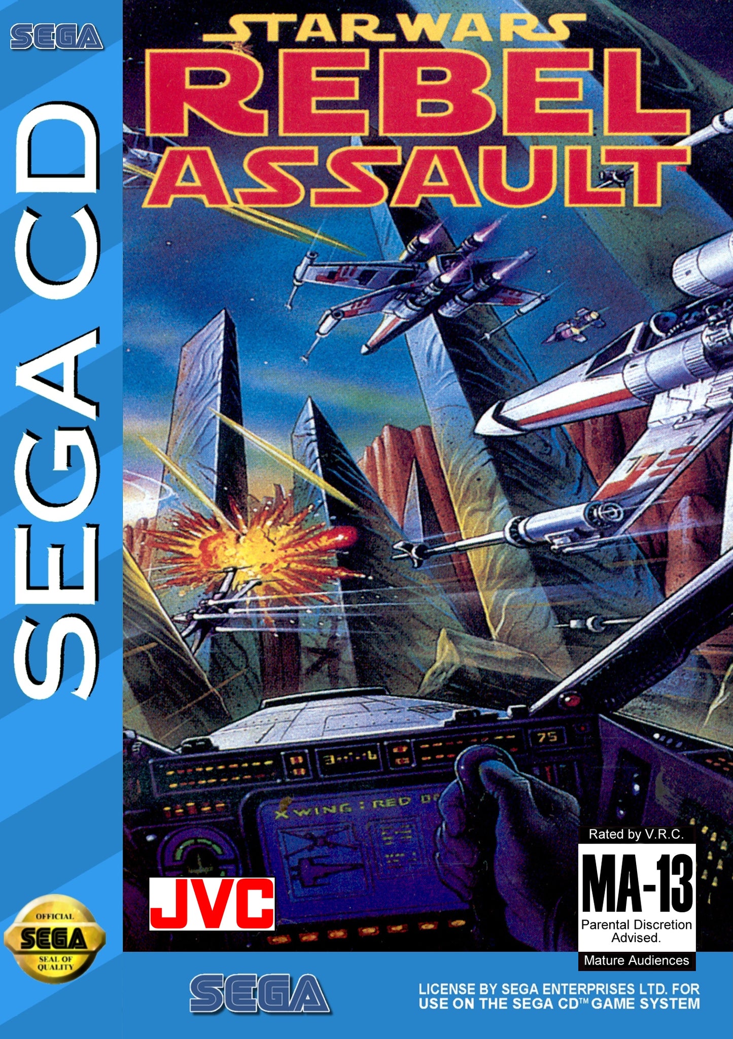 STAR WARS: REBEL ASSAULT - SEGACD
