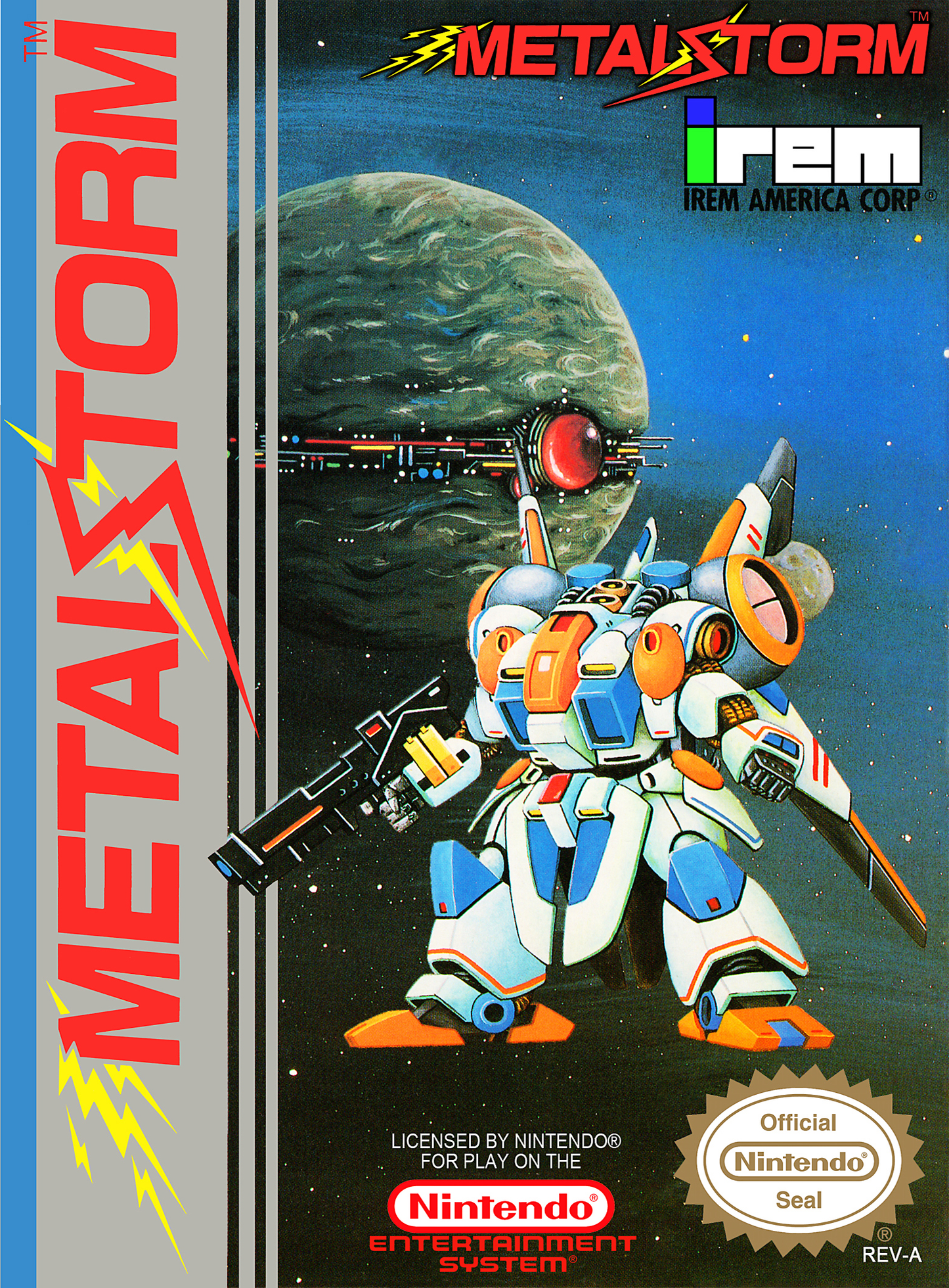 METAL STORM - NES (W/BOX & MANUAL)