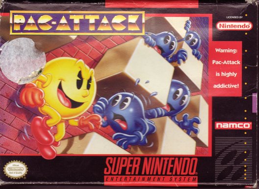 PAC-ATTACK - SNES (W/BOX & MANUAL)