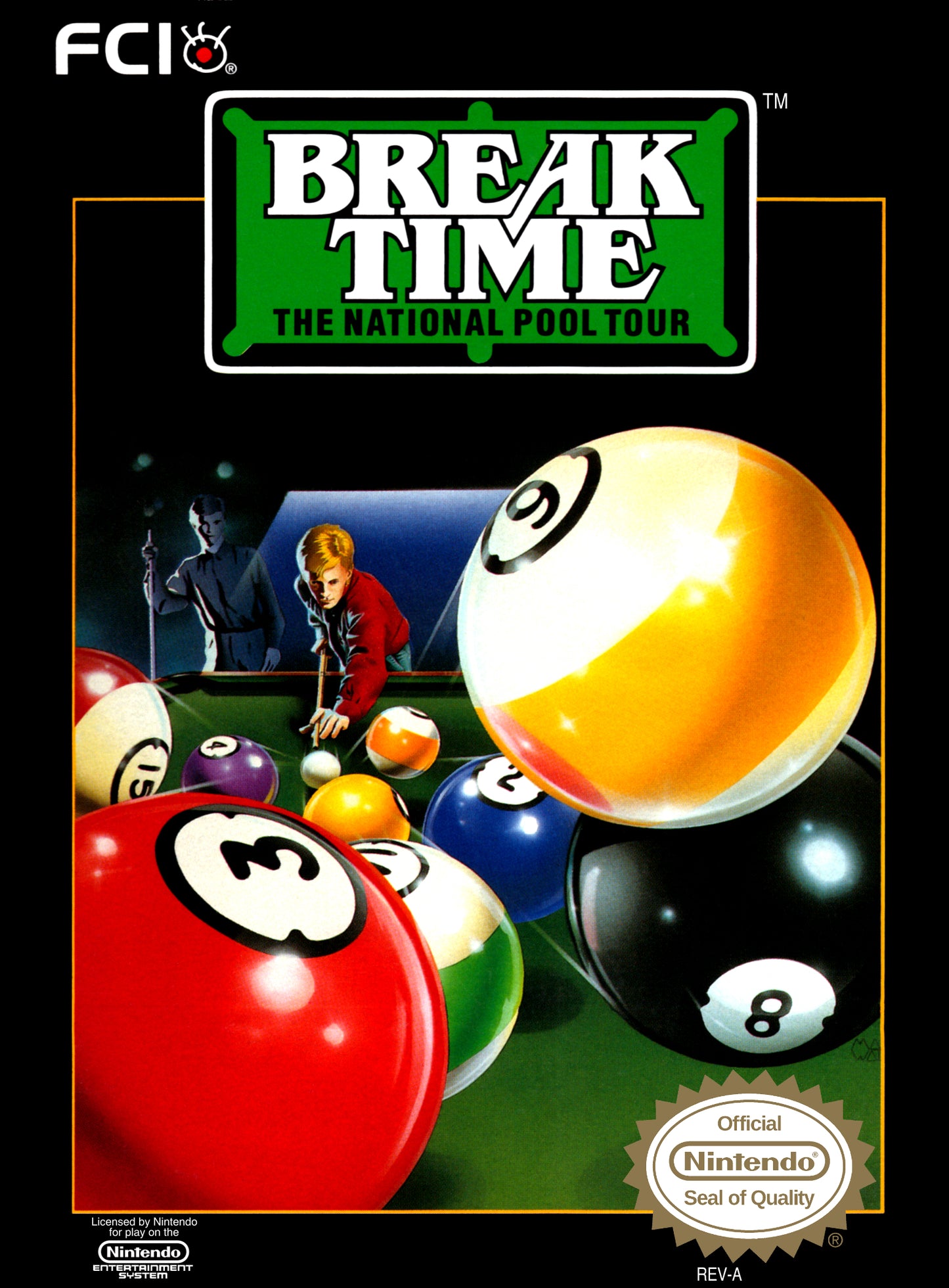 BREAK TIME: THE NATIONAL POOL TOUR - NES