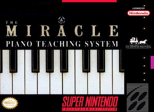 MIRACLE PIANO - SNES (W/BOX & MANUAL)