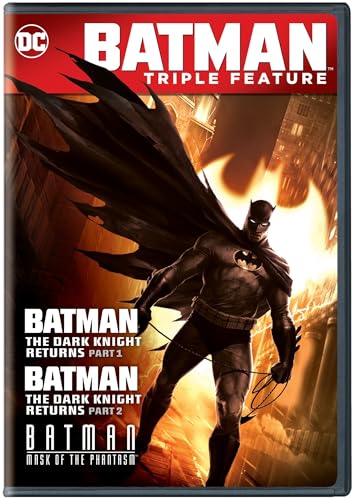 BATMAN TRIPLE FEATURE - DVD-DARK KNIGHT RETURNS 1&2/MASK OF THE
