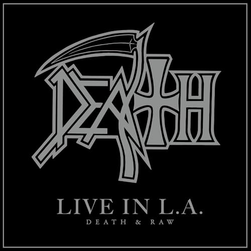 DEATH - LIVE IN L.A. (BLACK AND SILVER MEGE WITH BLACK AND SILVER SPLATTER) (VINYL)