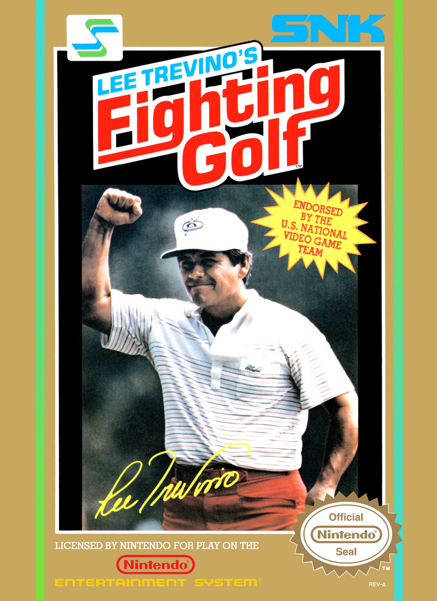 LEE TREVINO'S FIGHTING GOLF - NES (W/BOX)