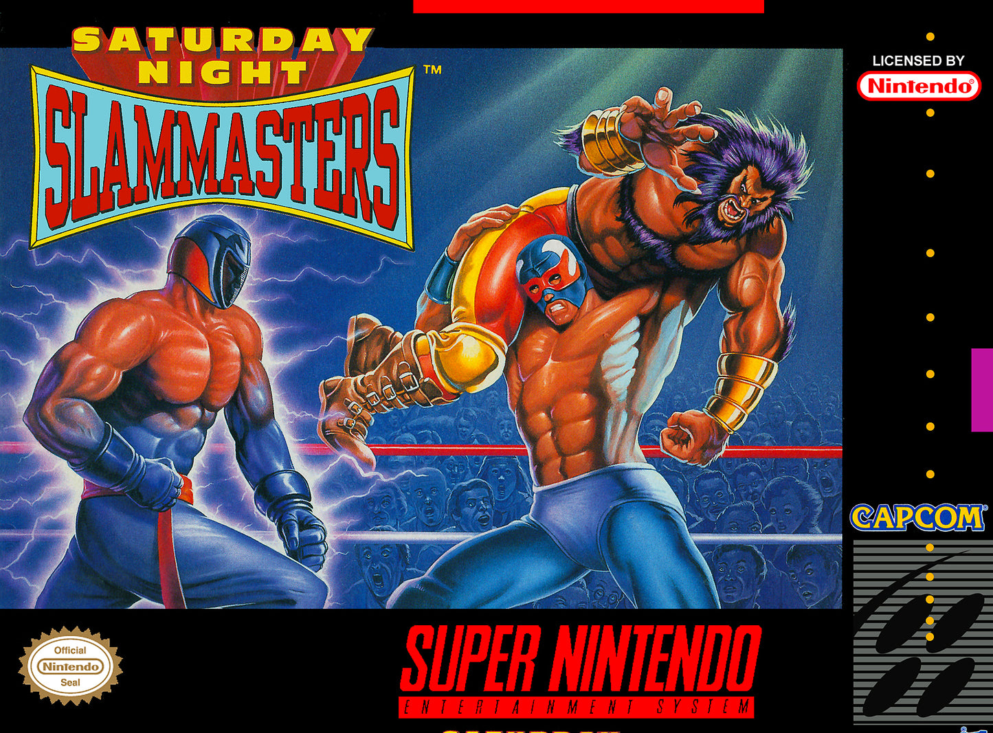 SATURDAY NIGHT SLAM MASTERS - SNES (W/BOX)