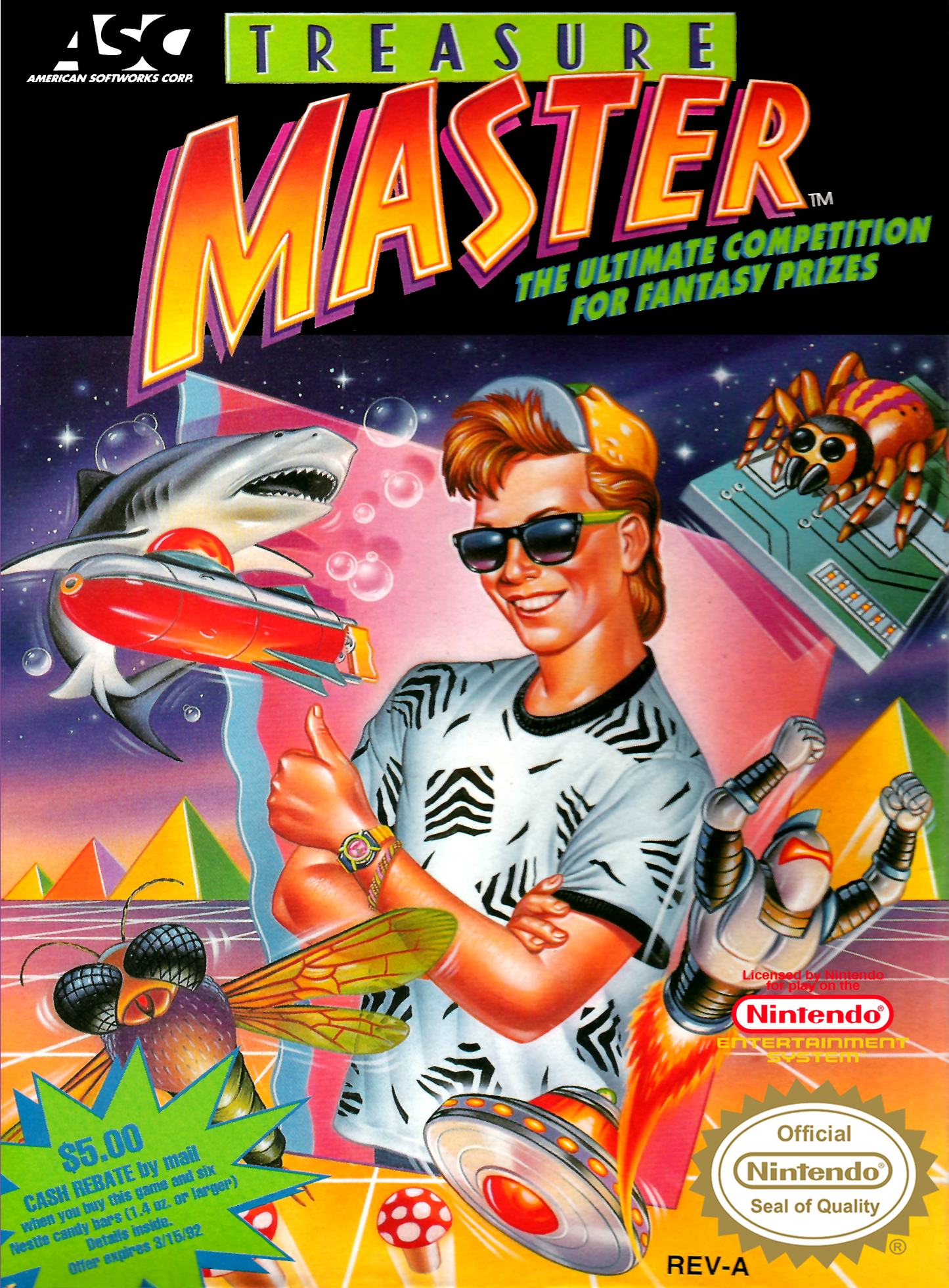 TREASURE MASTER - NES (W/BOX)