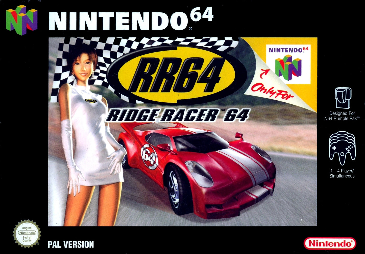 RIDGE RACER 64 - N64 (W/BOX)