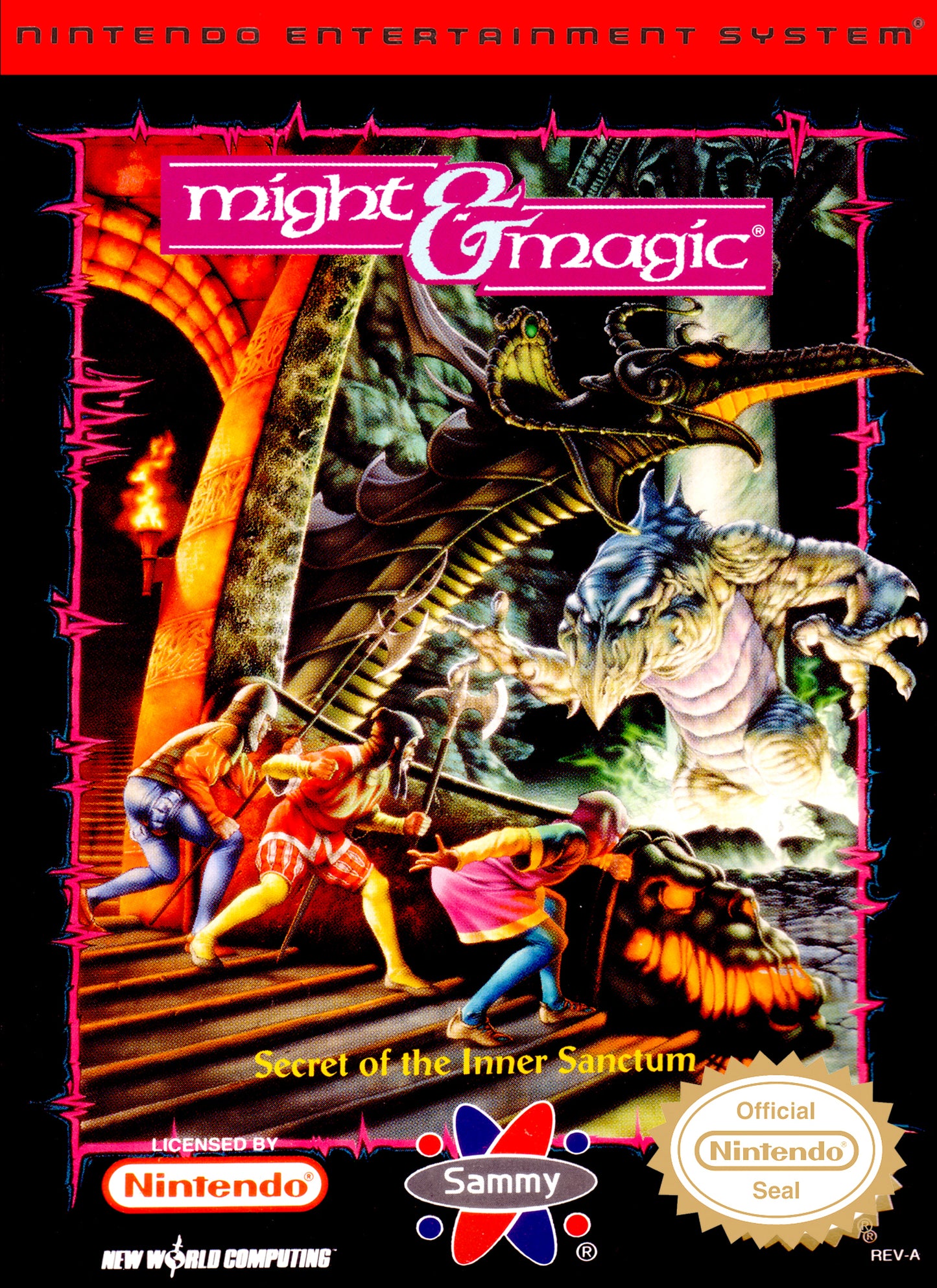 MIGHT & MAGIC - NES (W/BOX)