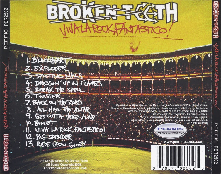 BROKEN TEETH - VIVA LA ROCK FANTASTICO!