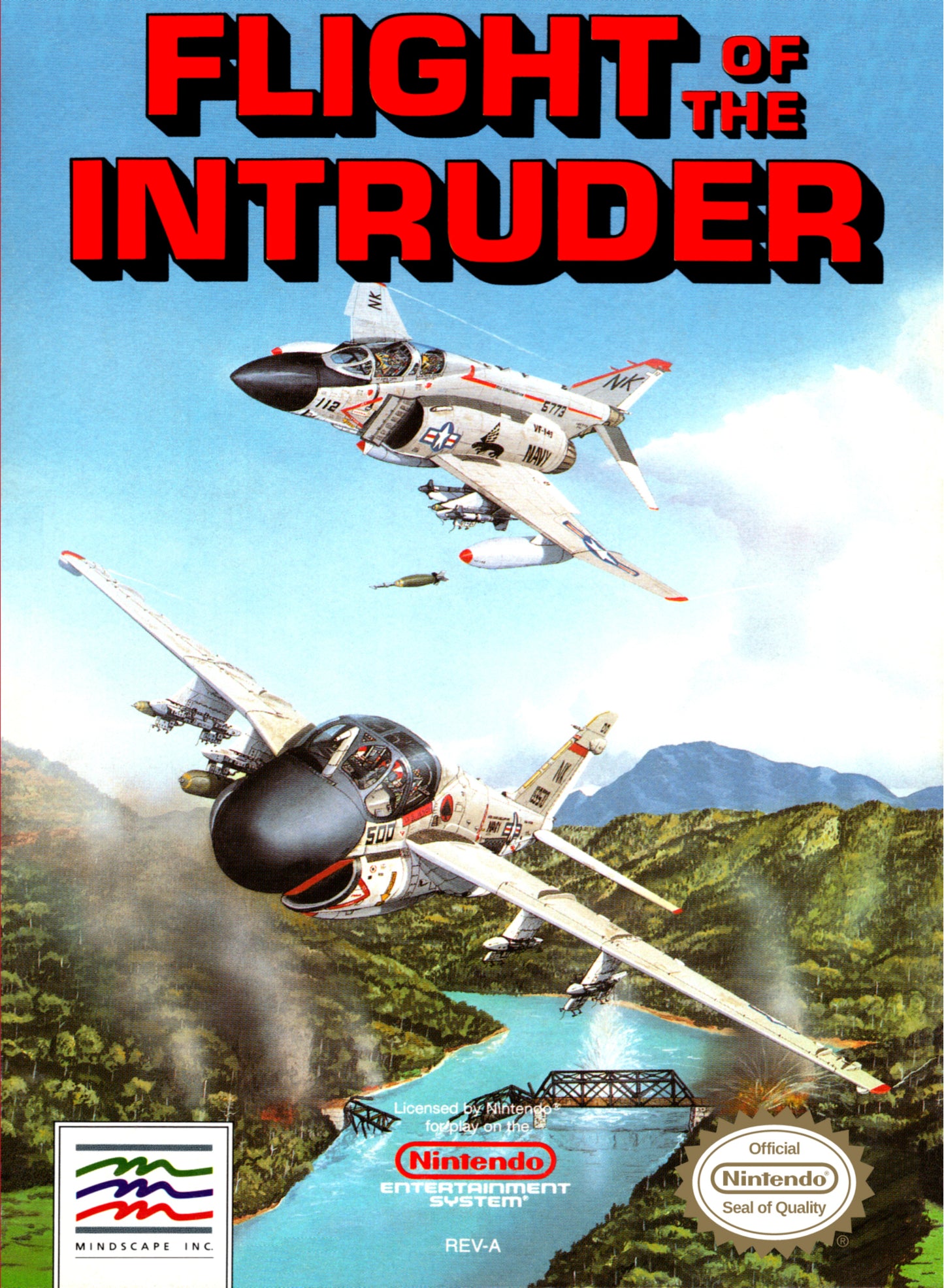 FLIGHT OF THE INTRUDER - NES (W/BOX)