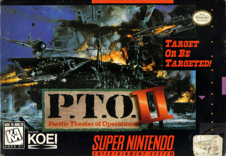 P.T.O. - SNES (W/BOX & MANUAL)