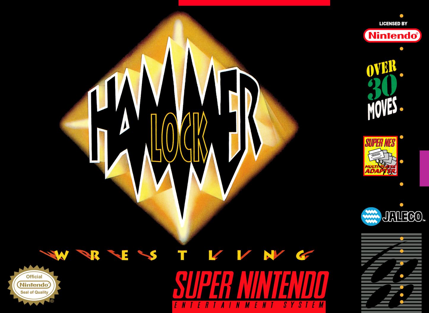 HAMMERLOCK WRESTLING - SNES