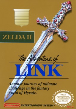 ZELDA II: THE ADVENTURE OF LINK (GREY CA - NES (W/BOX & MANUAL)