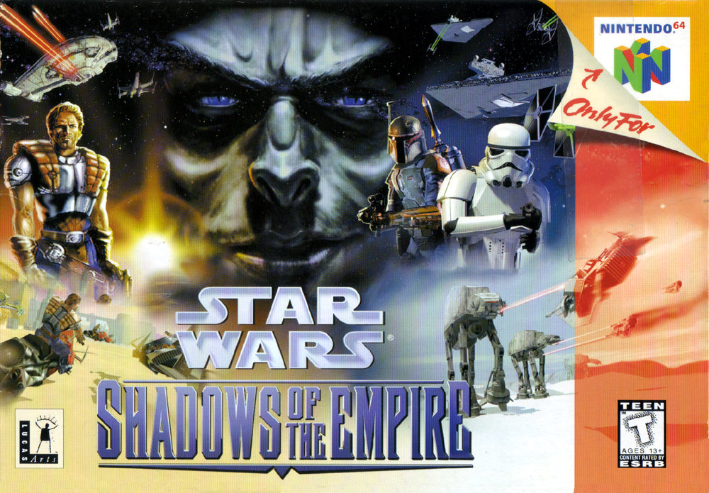 STAR WARS: SHADOWS OF THE EMPIRE - N64 (W/BOX & MANUAL)