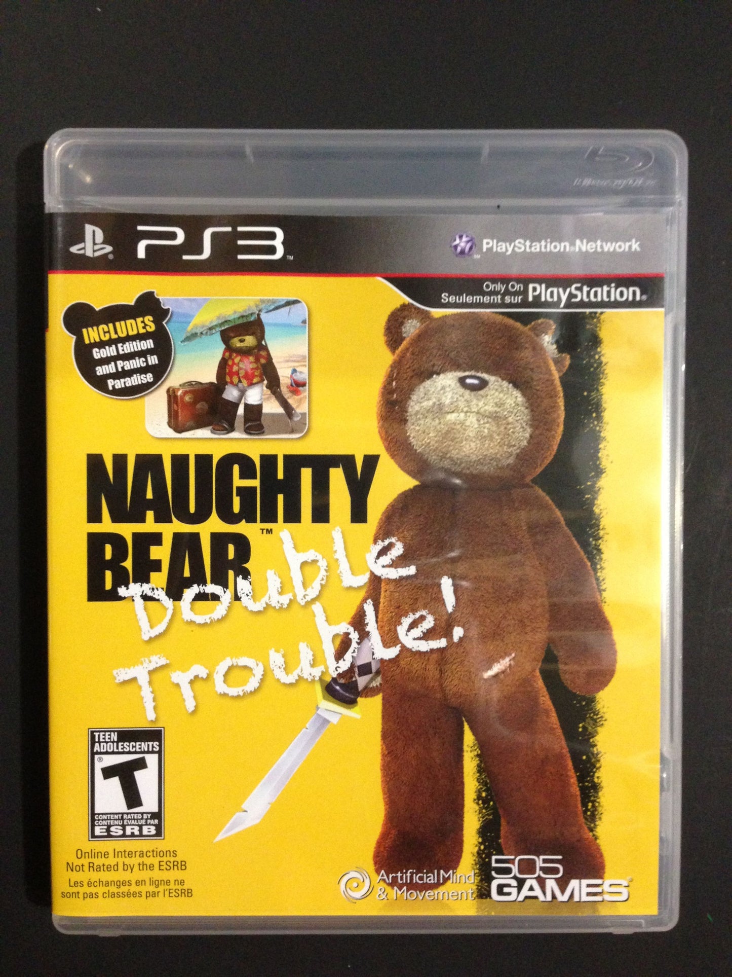 NAUGHTY BEAR: DOUBLE TROUBLE - PS3