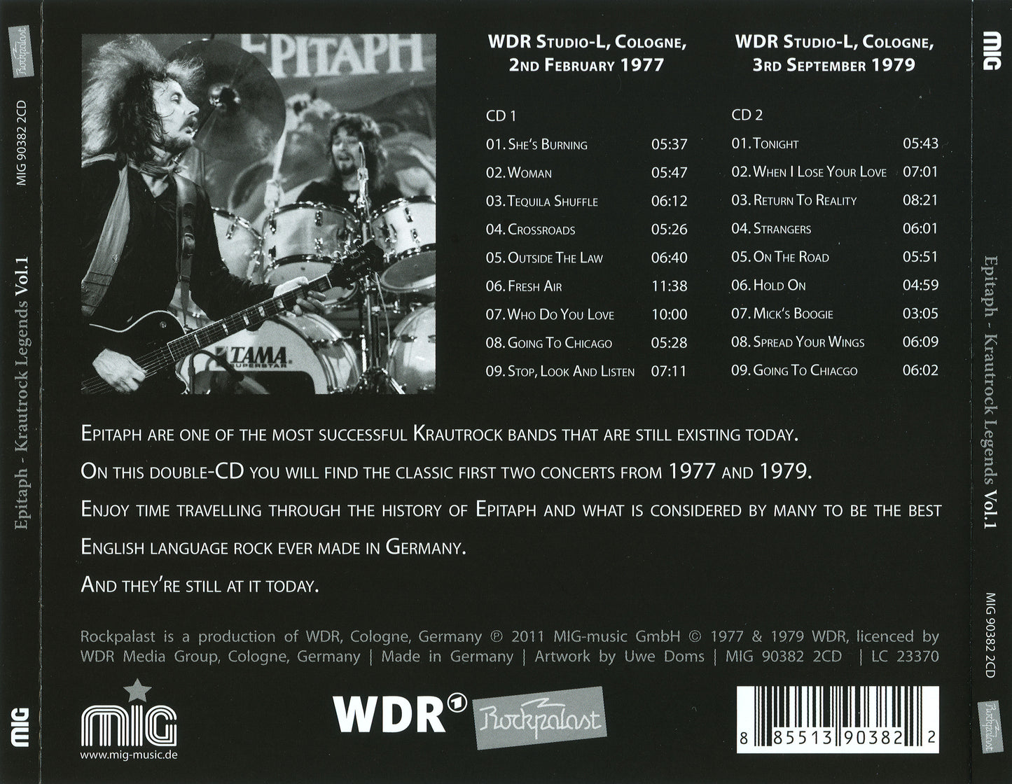 EPITAPH - ROCKPALAST V1" KRAUTROCK LEGEND