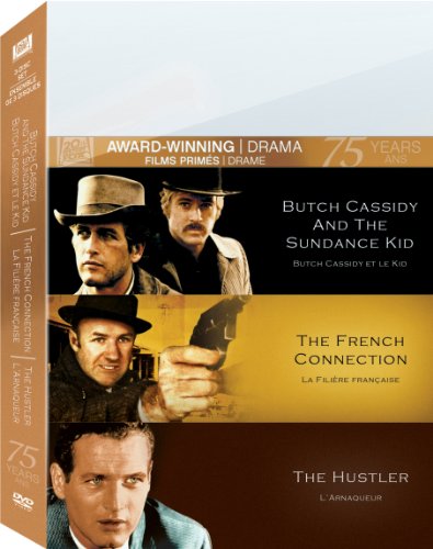 BUTCH CASSIDY/FRENCH CONNECTION/HUSTLER - DVD- 3 FILM COLLECTION