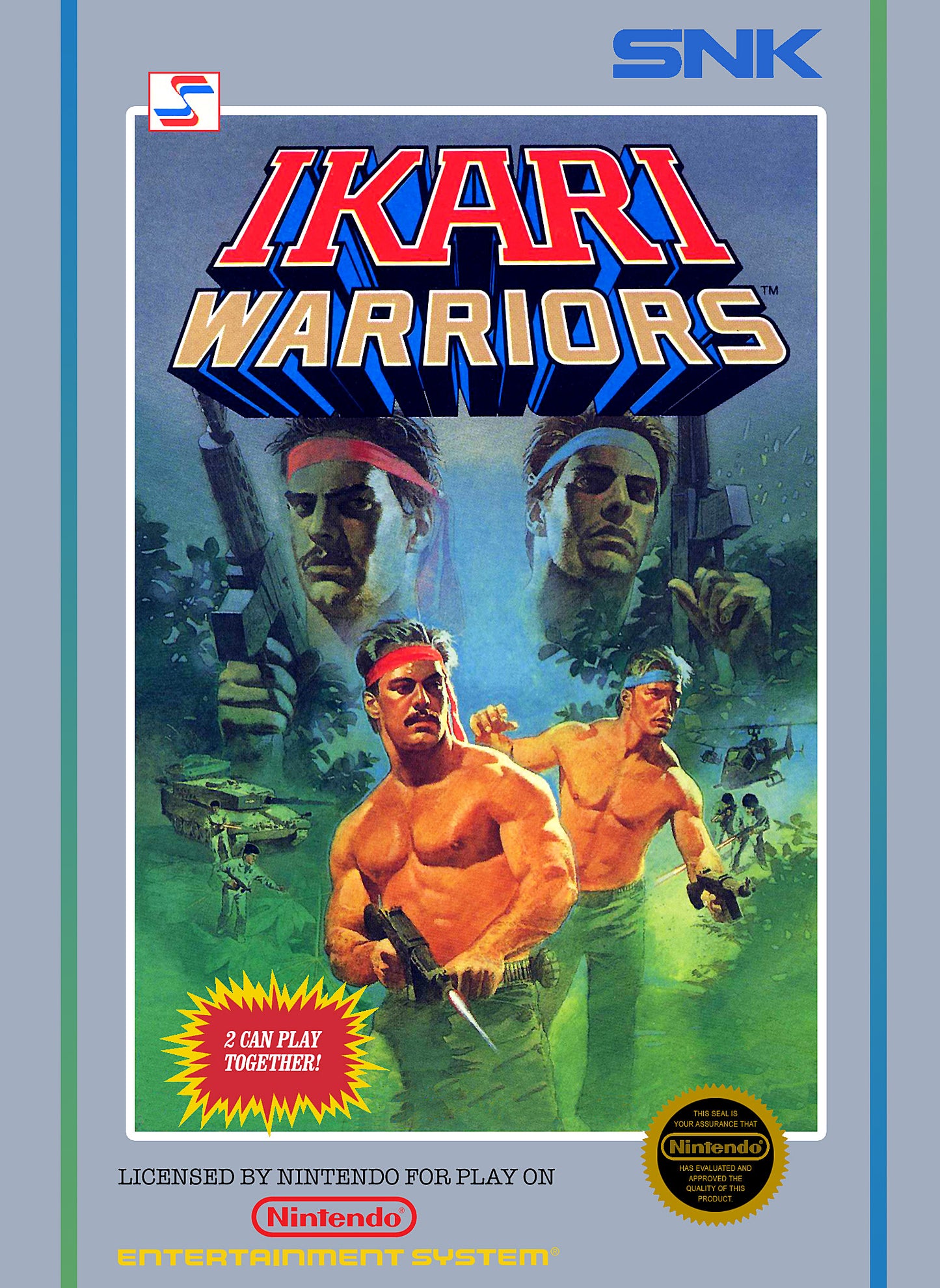 IKARI WARRIORS - NES (W/BOX & MANUAL)