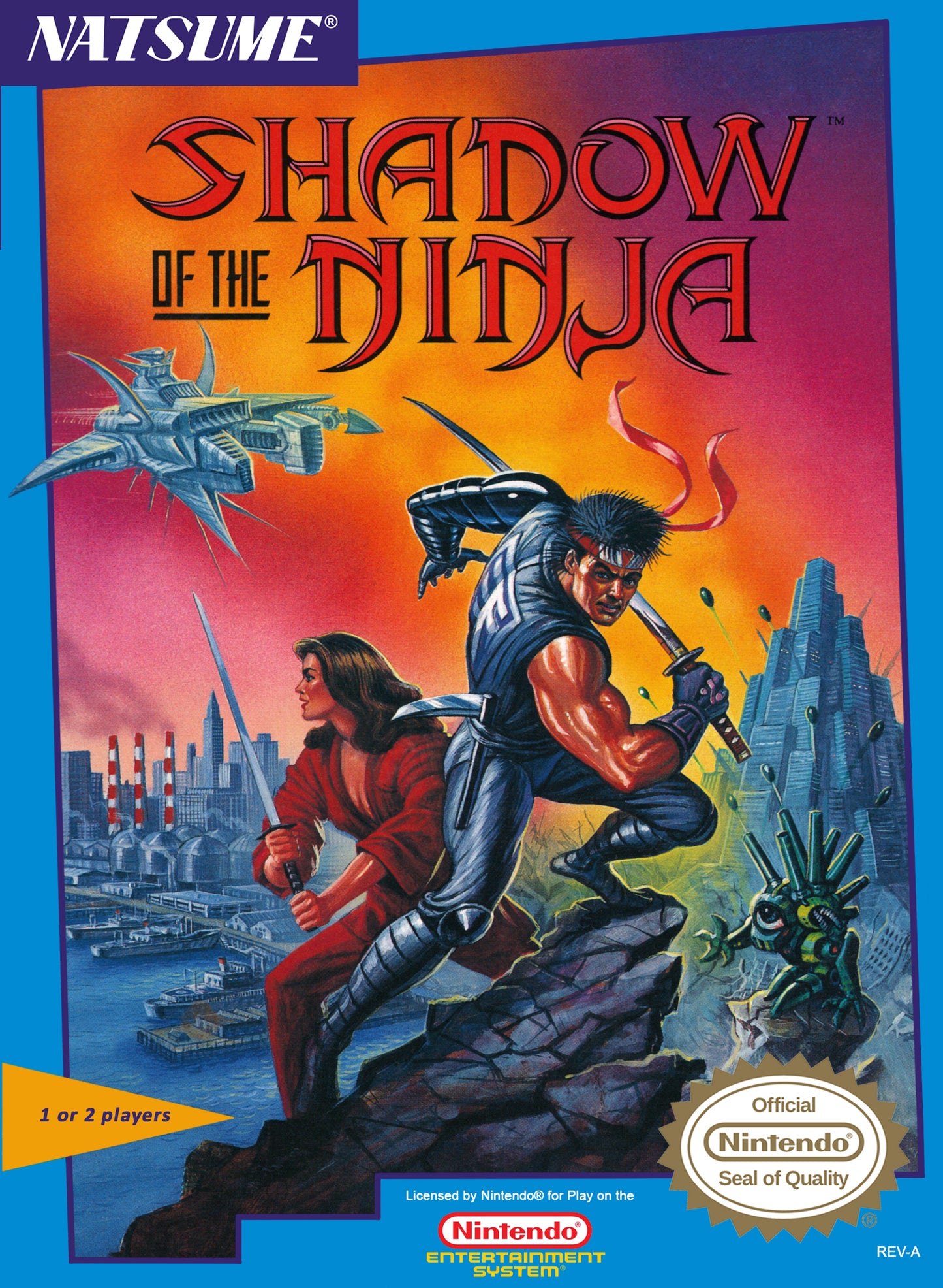 SHADOW OF THE NINJA - NES (W/BOX)