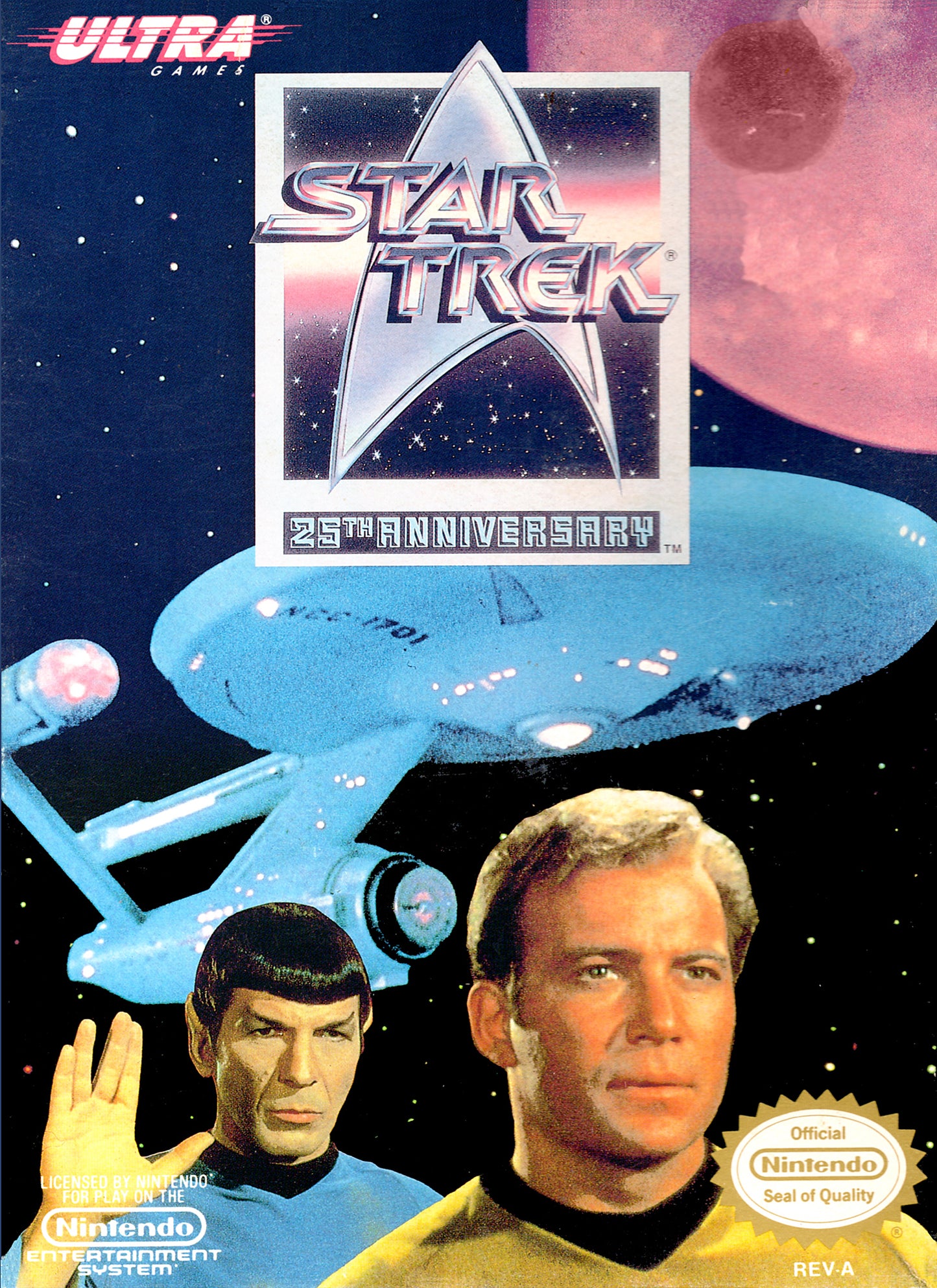 STAR TREK: 25TH ANNIVERSARY - NES (W/BOX & MANUAL)