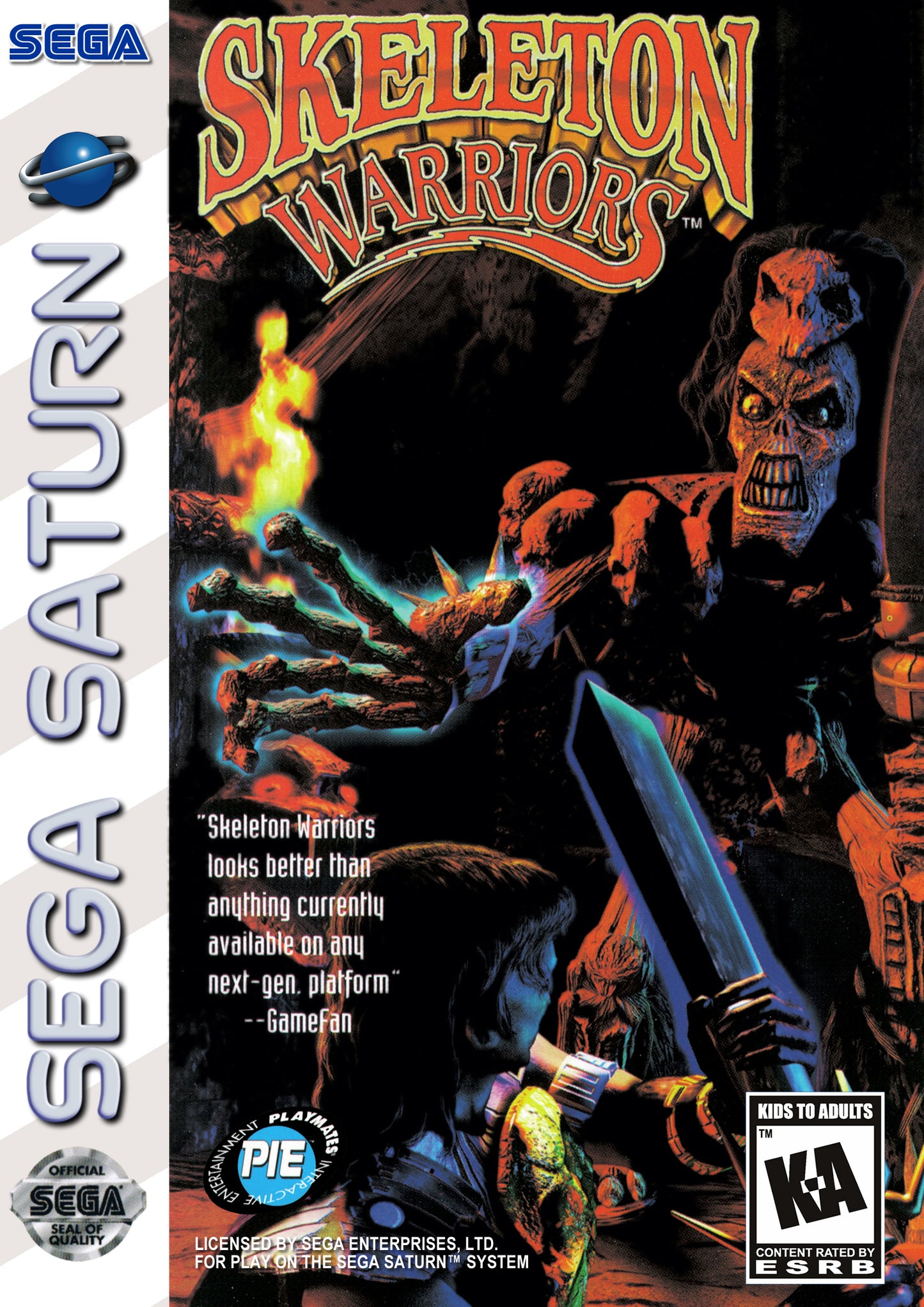 SKELETON WARRIORS - SATURN