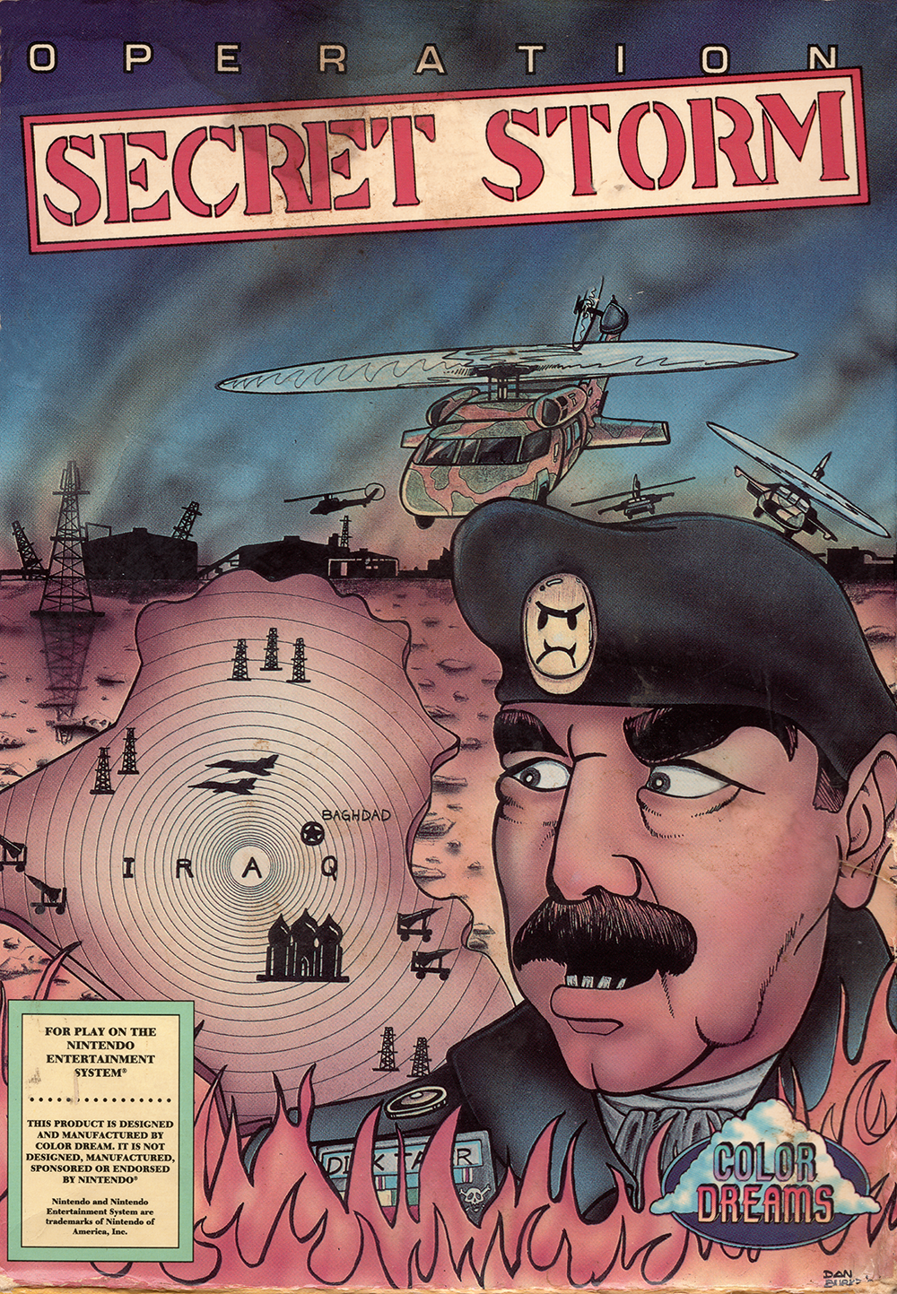 OPERATION SECRET STORM - NES (W/BOX & MANUAL)