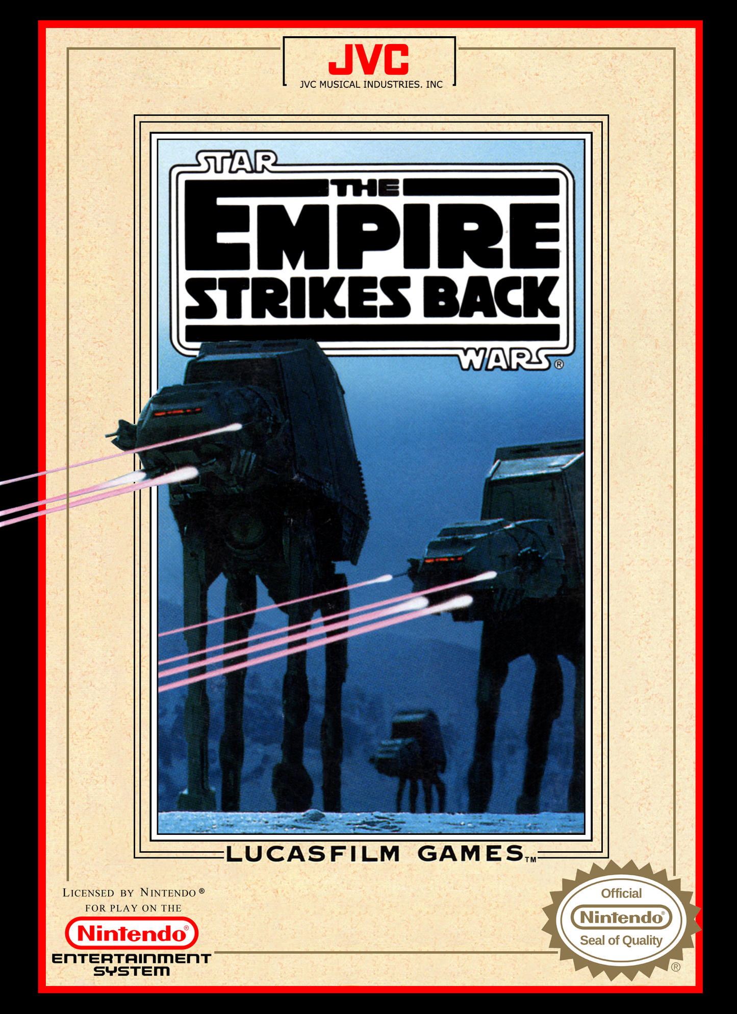 STAR WARS: EMPIRE STRIKES BACK - NES (W/BOX)