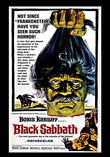 BLACK SABBATH (MOVIE) - DVD-1963-BORIS KARLOFF-CHEEZY FLICKS ENT