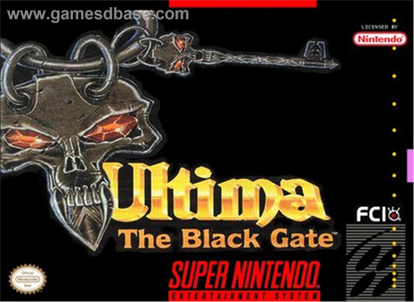 ULTIMA: THE BLACK GATE - SNES