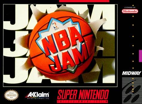 NBA JAM (1993) - SNES (W/BOX & MANUAL)