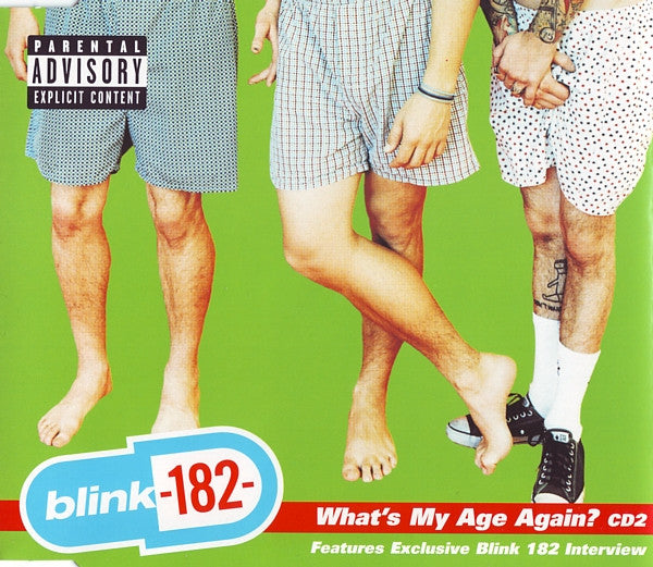 BLINK 182 - WHAT'S MY AGE AGAIN (GERMAN CDS)