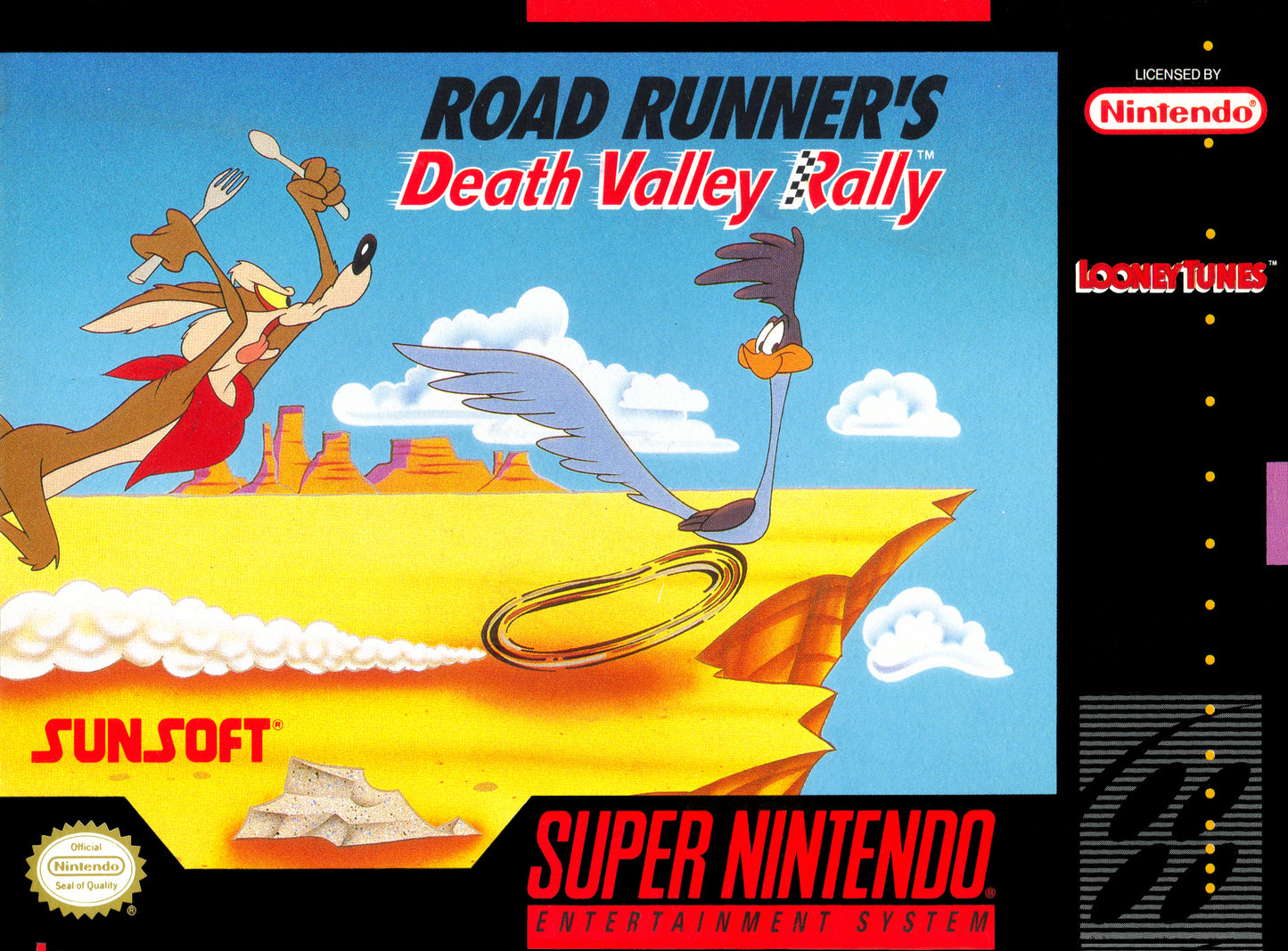 ROAD RUNNER'S DEATH VALLEY RALLY - SNES
