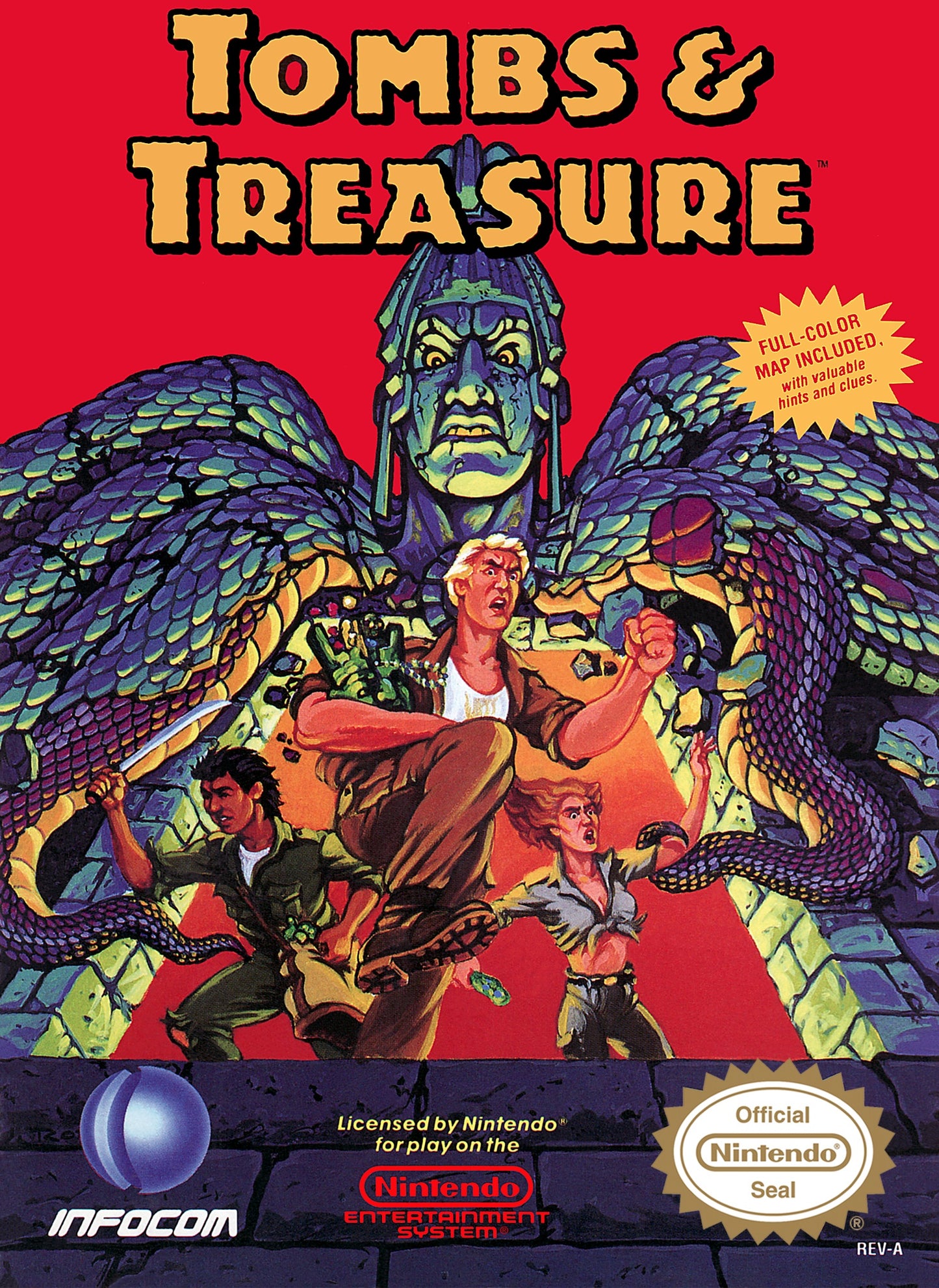 TOMBS & TREASURE - NES (W/BOX)