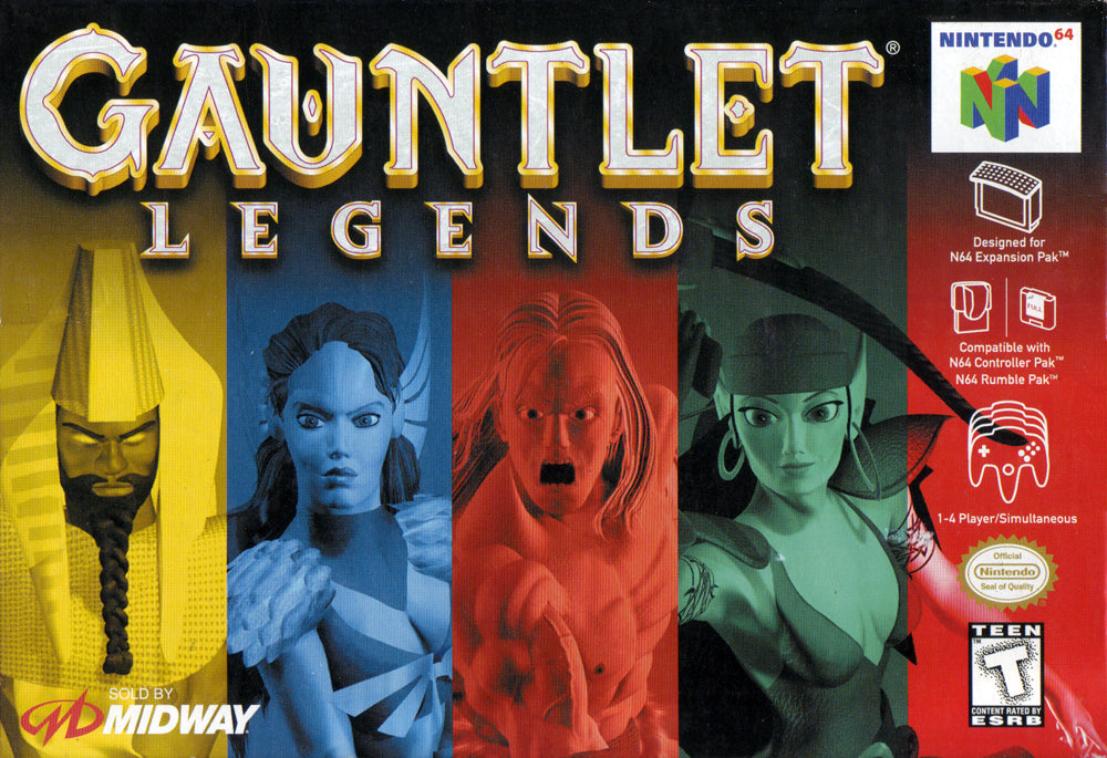 GAUNTLET LEGENDS - N64 (W/BOX & MANUAL)