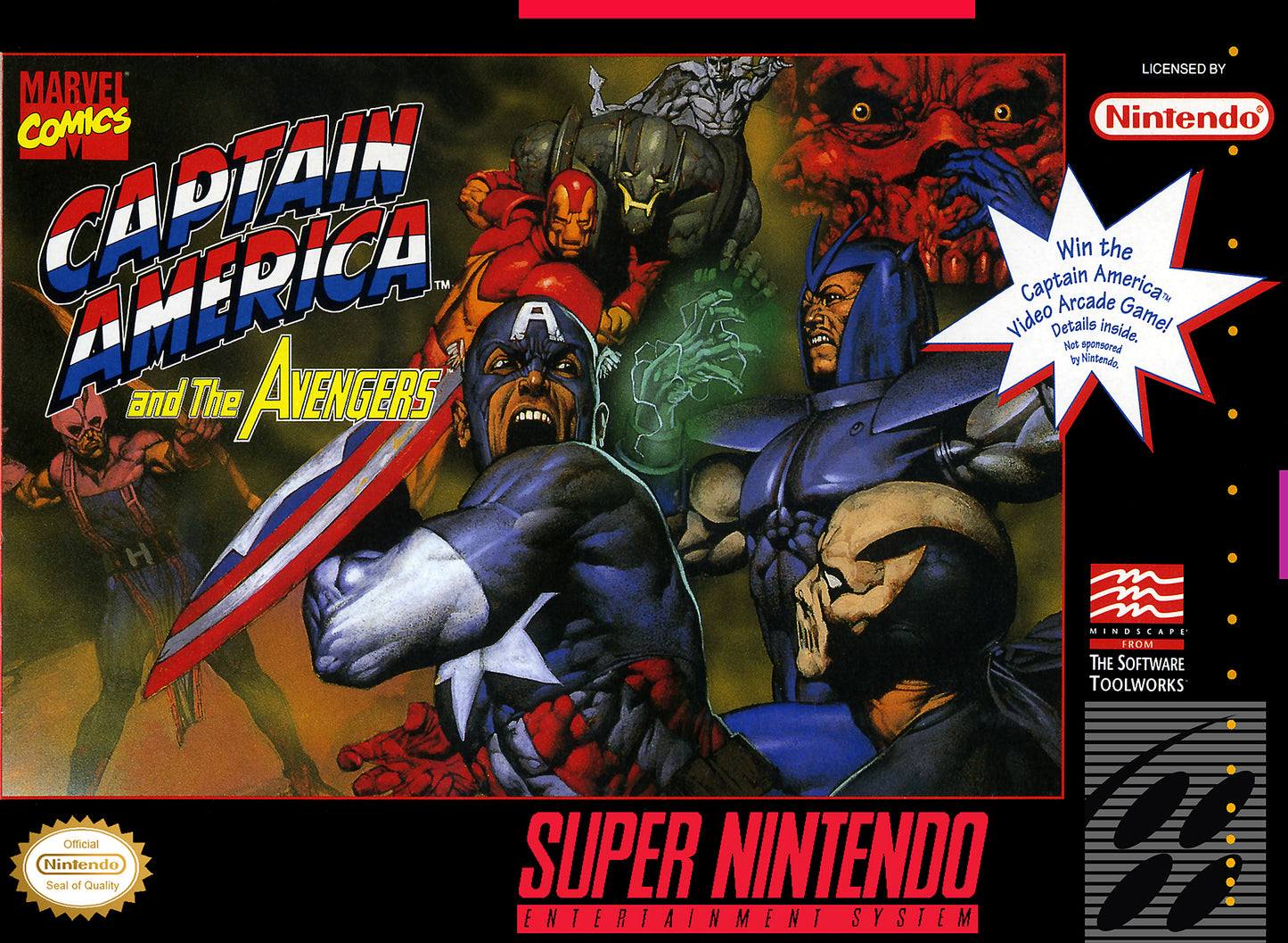 CAPTAIN AMERICA & THE AVENGERS - SNES