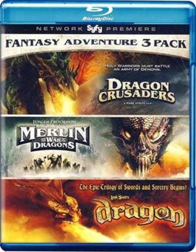 DRAGON CRUSADERS/MERLIN & THE WAR DRAGON - BLU-FANTASY ADVENTURE 3 PACK