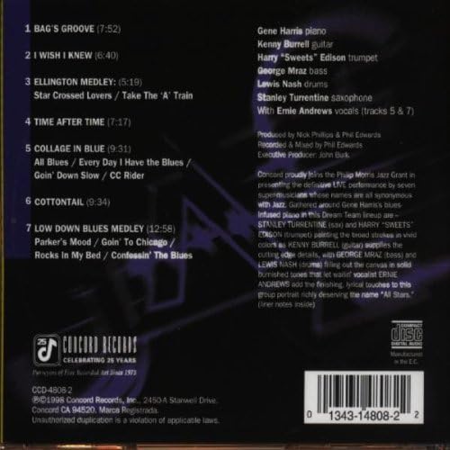HARRIS, GENE & PHILIP MORRIS - LIVE