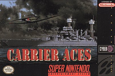 CARRIER ACES - SNES (W/BOX & MANUAL)