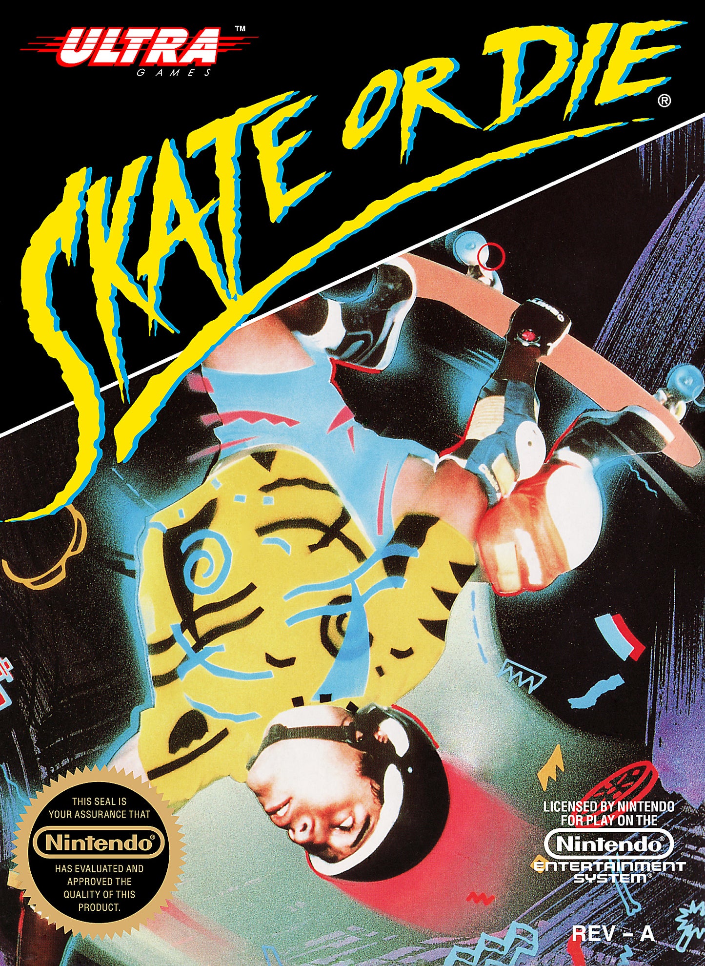 SKATE OR DIE - NES (W/BOX)