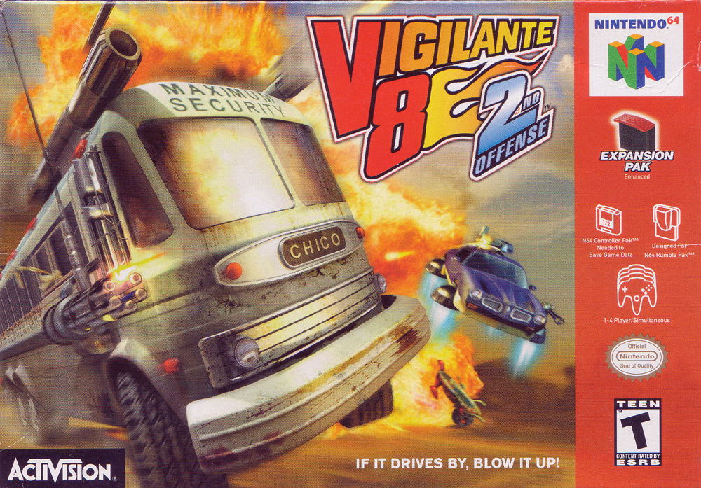 VIGILANTE 8: 2ND OFFENSE - N64 (W/BOX)