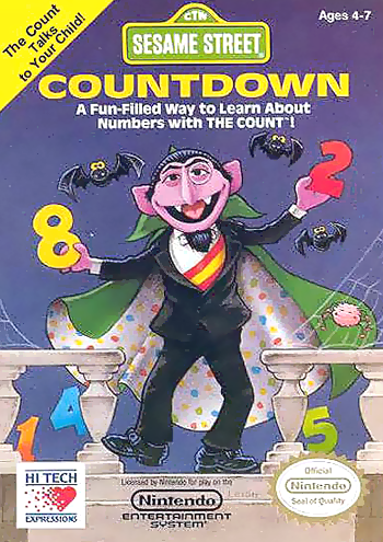 SESAME STREET COUNTDOWN - NES (W/BOX)