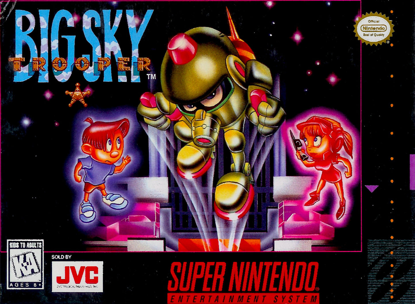 BIG SKY TROOPER - SNES (W/BOX)