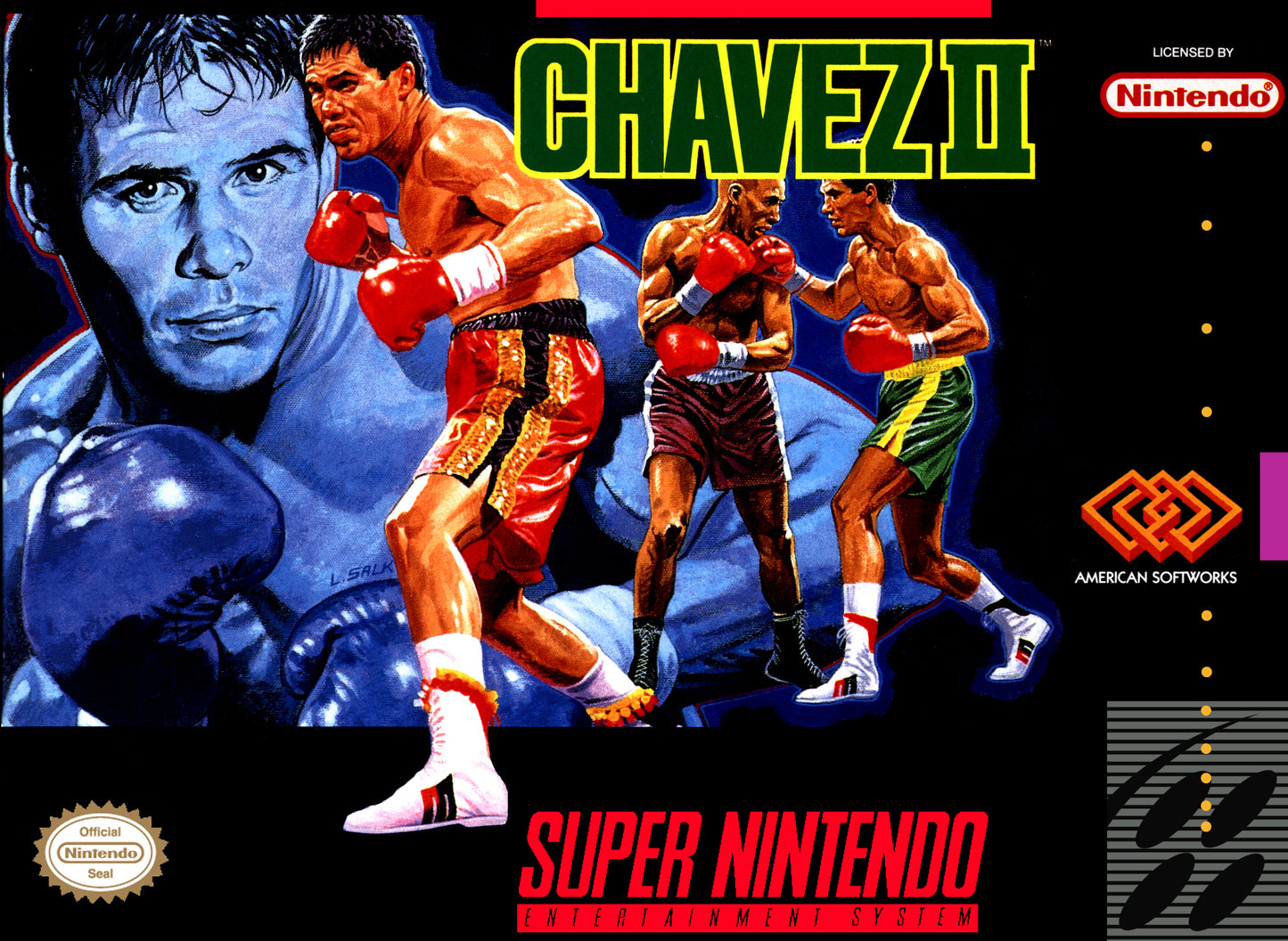 BOXING LEGENDS OF THE RING - SNES (W/BOX)