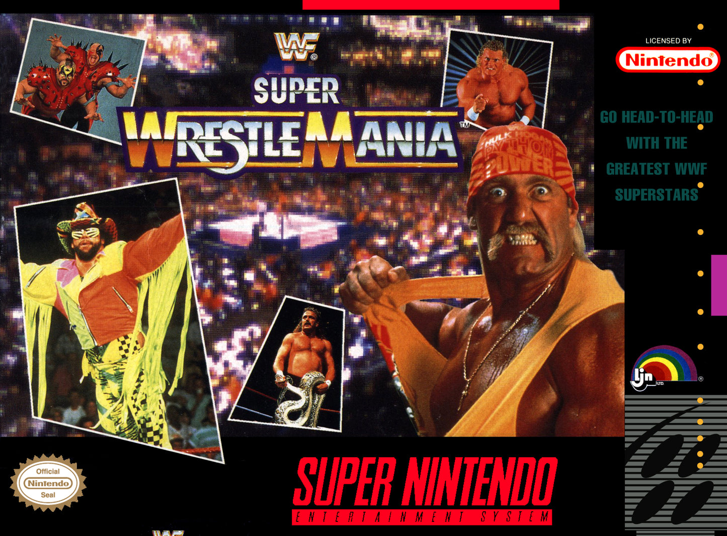WWF SUPER WRESTLEMANIA - SNES (W/BOX & MANUAL)